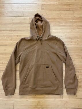 Brahma Men's Brown Fleece Hoodie